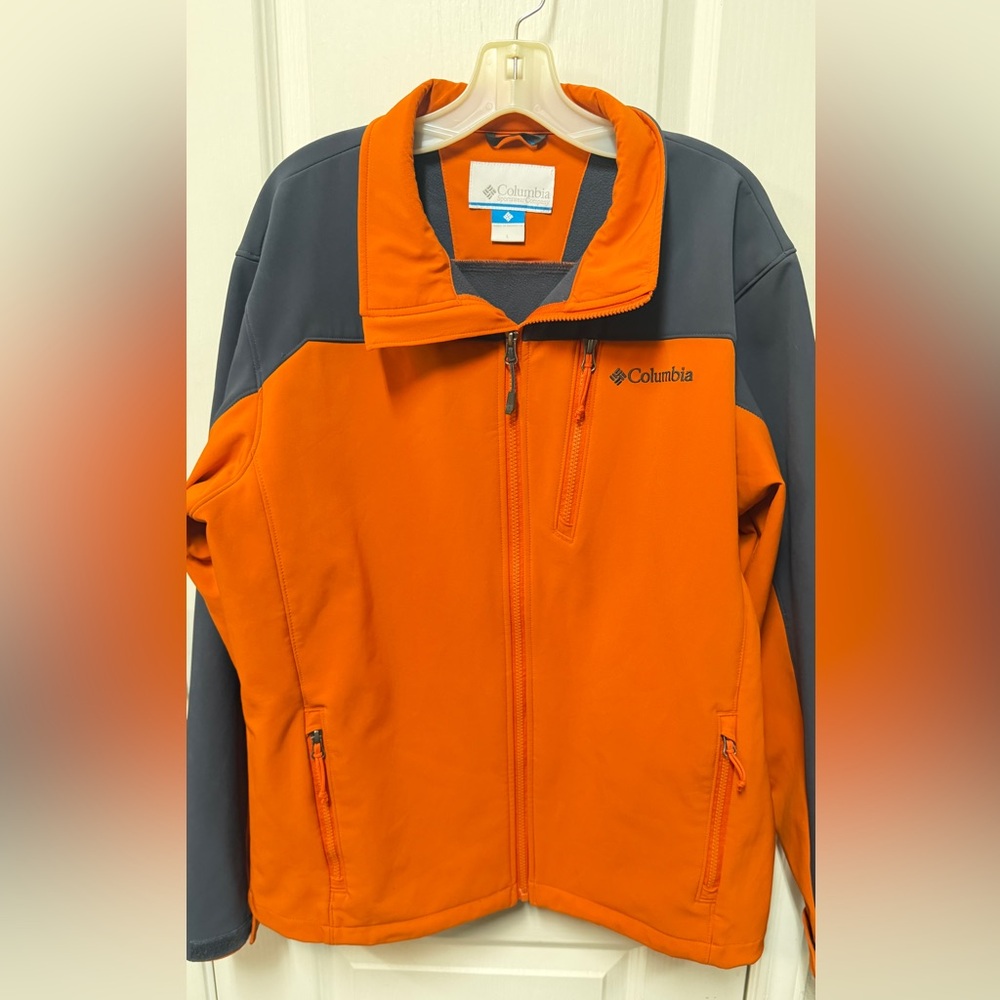 Columbia Vibrant Orange and Gray Jacket